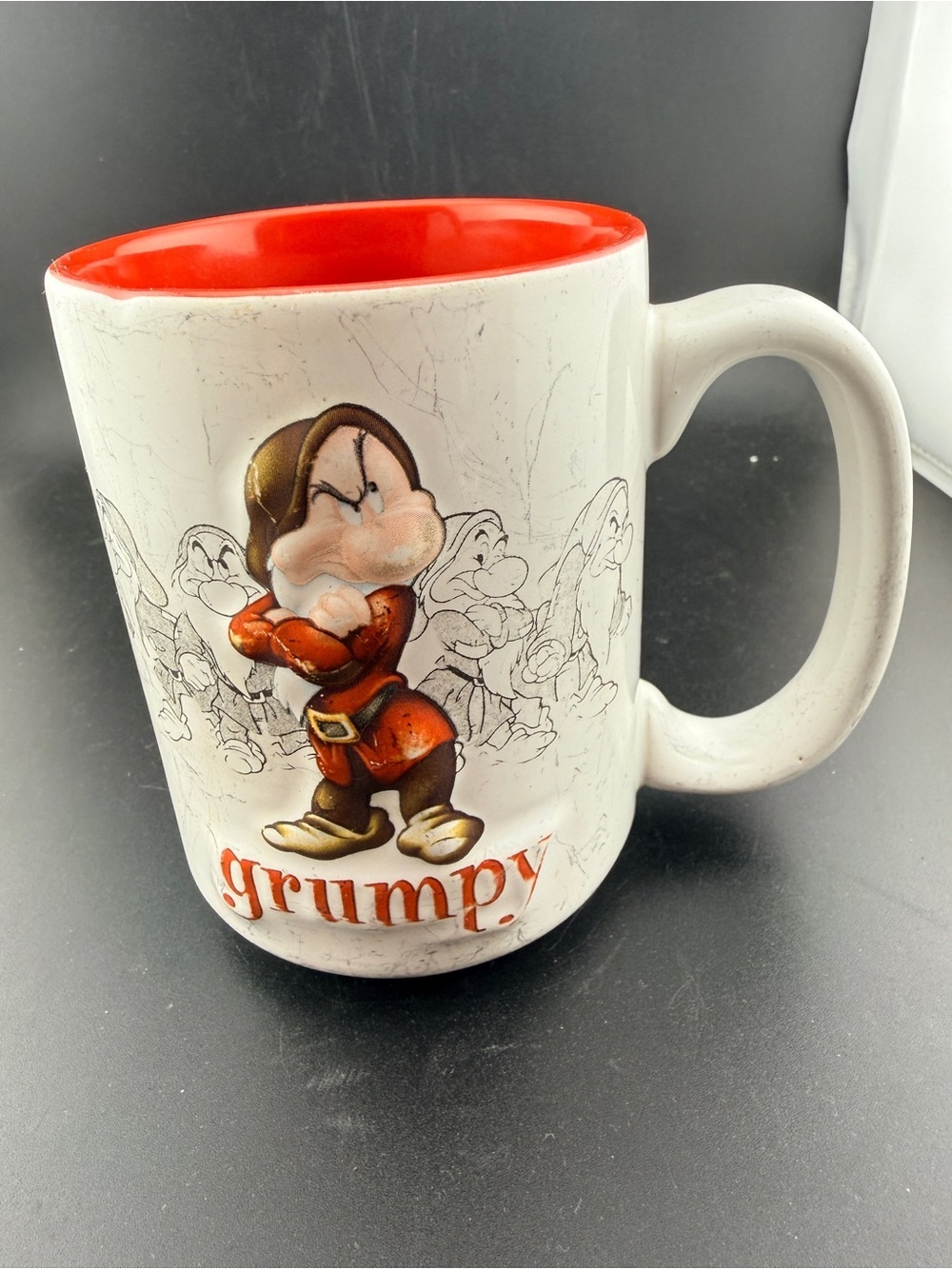 Walt Disney World Grumpy 3 D Ceramic  Mug